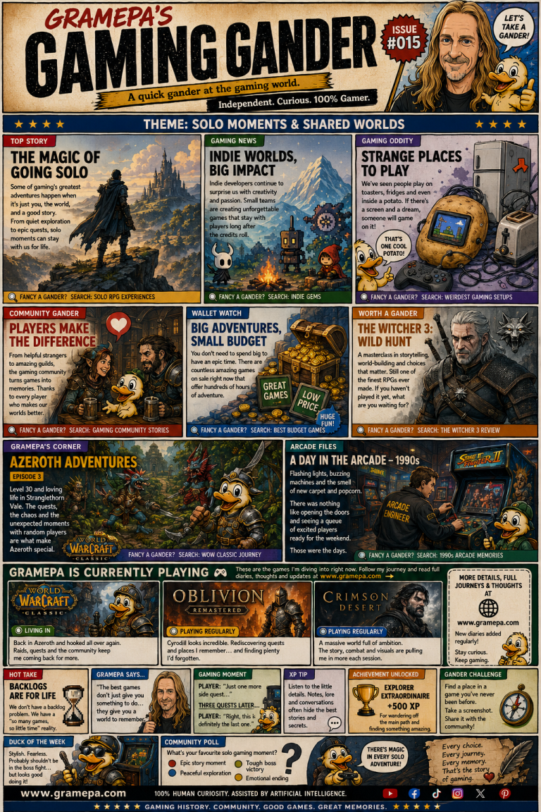 GAMING GANDER – ISSUE #015