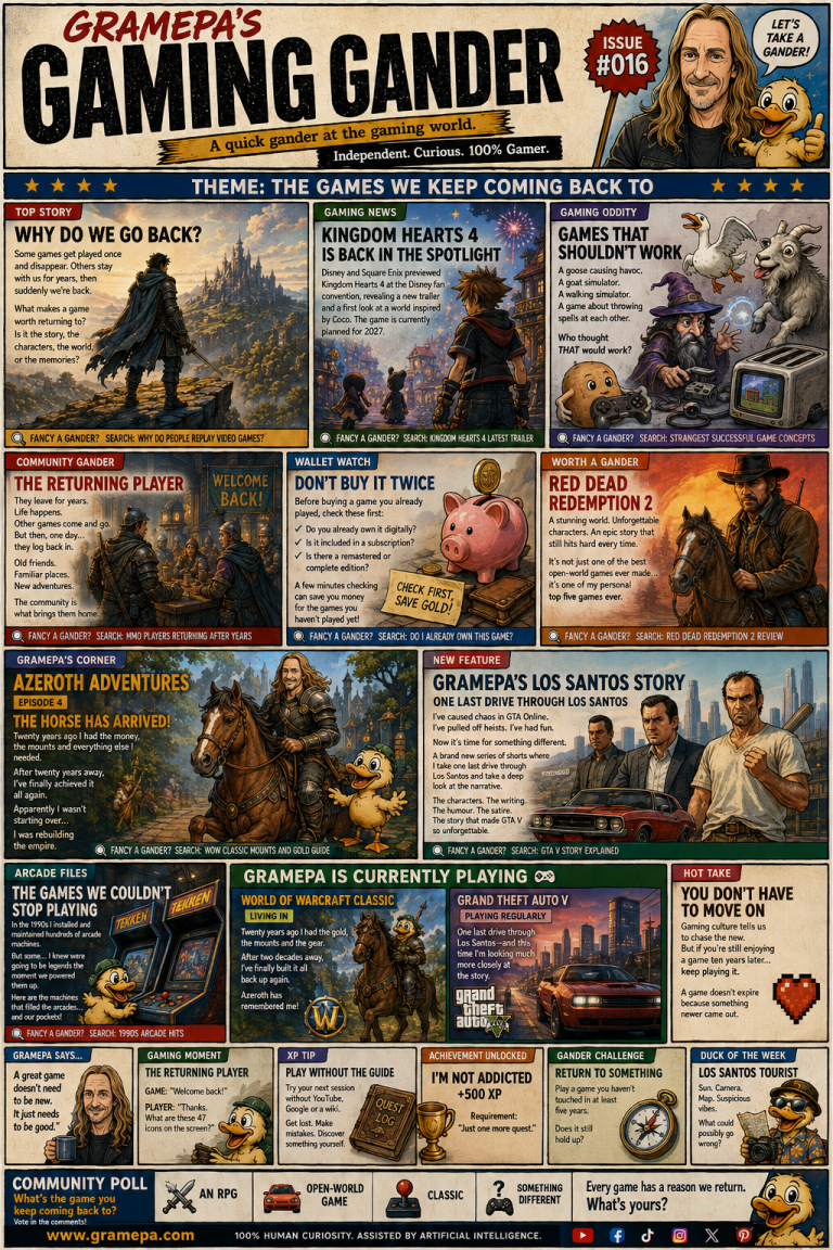 GAMING GANDER – ISSUE #016