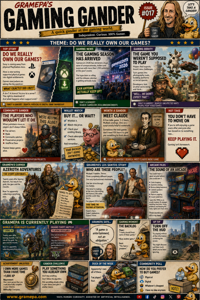 Gaming Gander – Issue #017