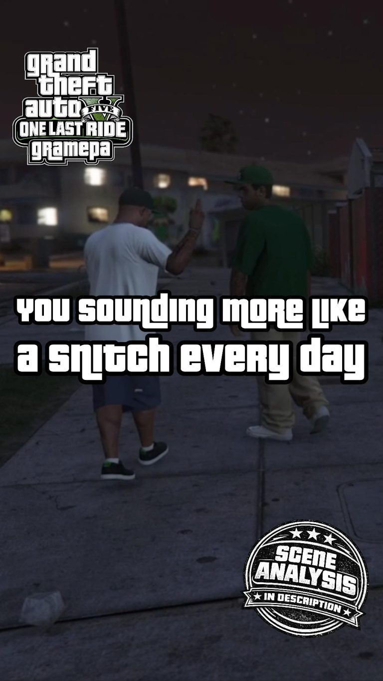 Nothing Says Friendship Like Abuse _ GTA Analysis Beyond The Mission