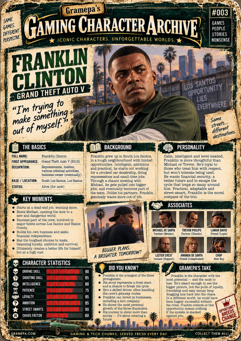 Franklin Clinton _ Gaming Character Archive #003