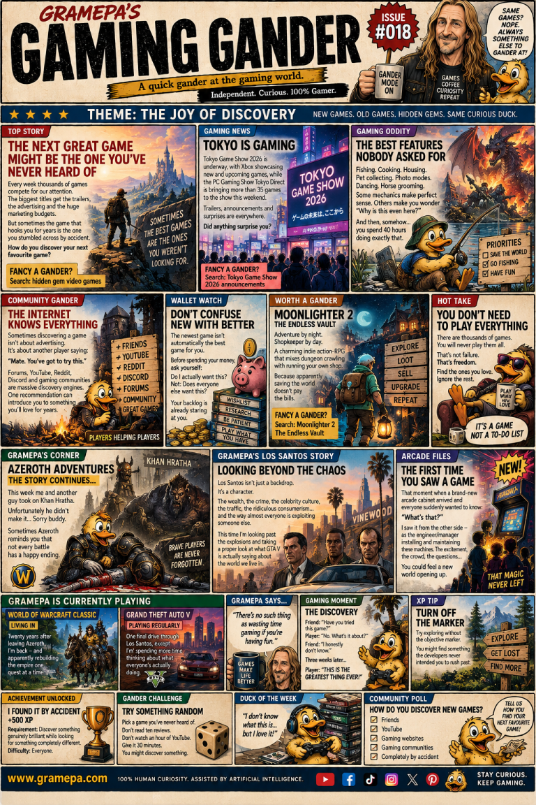 GAMING GANDER — ISSUE #018