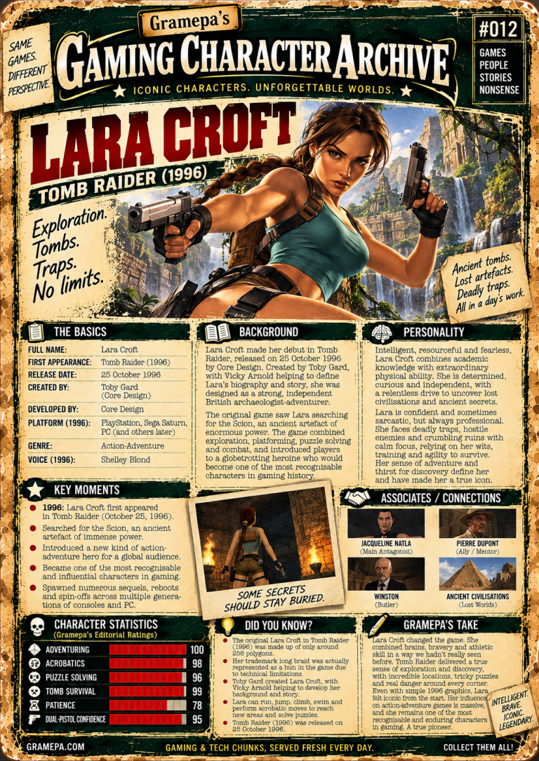 Lara Croft _ Tomb Raider _ Gaming Character Archive #012