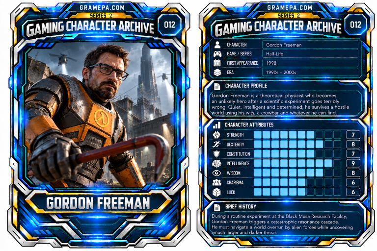 Gordan Freeman _ Half-Life _ Gaming Character Archive Card 012
