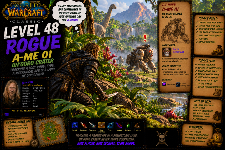 World Of Warcraft Classic _ Level ?? In ?? Days _ Rogue L48 _ S53