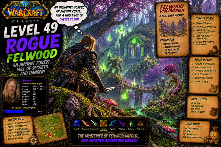 World Of Warcraft Classic _ Level ?? In ?? Days _ Rogue L49 _ S55