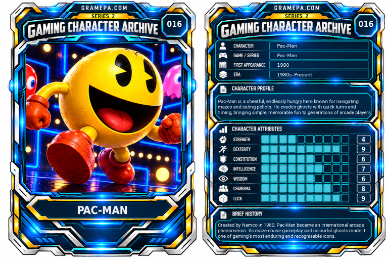 Pac-Man _ Gaming Character Archive Card 016